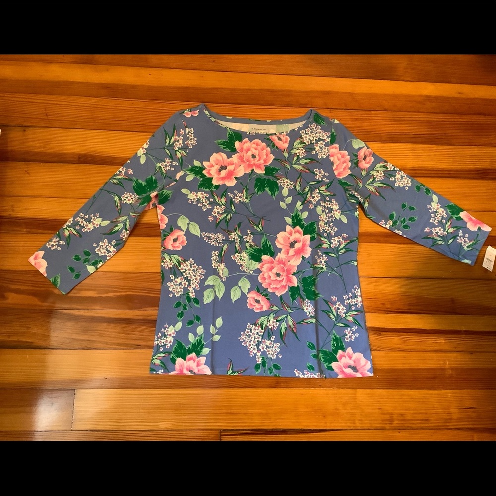 Talbots Floral Top (NWT)